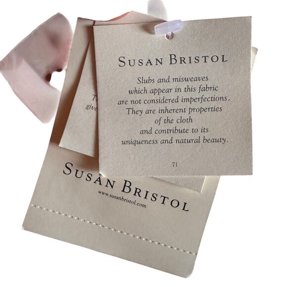 Susan Bristol Linen Blend Shirt M Pink Mauve NWT Button Up - Picture 4 of 8